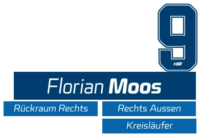 Florian Moos Rechts Aussen Rückraum Rechts Kreisläufer