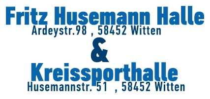 Fritz Husemann Halle Ardeystr.98 , 58452 Witten Kreissporthalle Husemannstr. 51  , 58452 Witten &