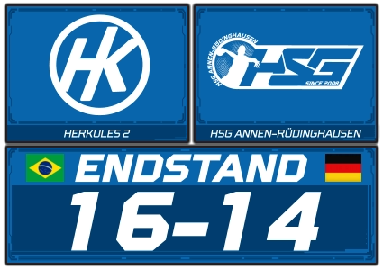 HERKULES 2 HSG ANNEN-RÜDINGHAUSEN ENDSTAND 16-14