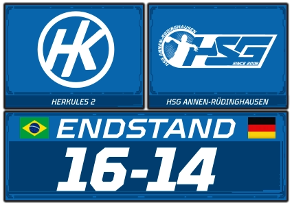 HERKULES 2 HSG ANNEN-RÜDINGHAUSEN ENDSTAND 16-14