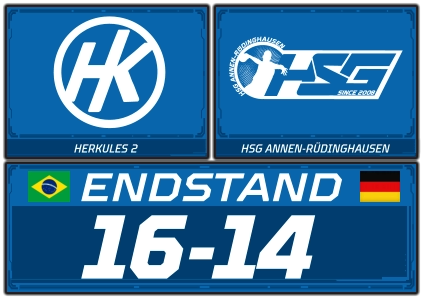 HERKULES 2 HSG ANNEN-RÜDINGHAUSEN ENDSTAND 16-14