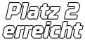 Platz 2 erreicht