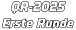 QR-2025 Erste Runde