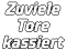 Zuviele Tore  kassiert